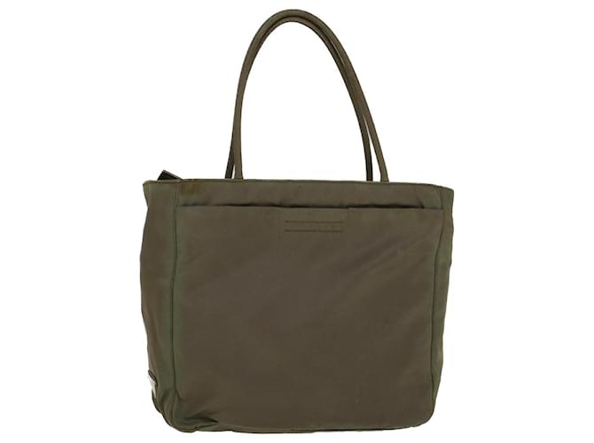PRADA Hand Bag Nylon Gray Auth 57266 Grey  ref.1112514