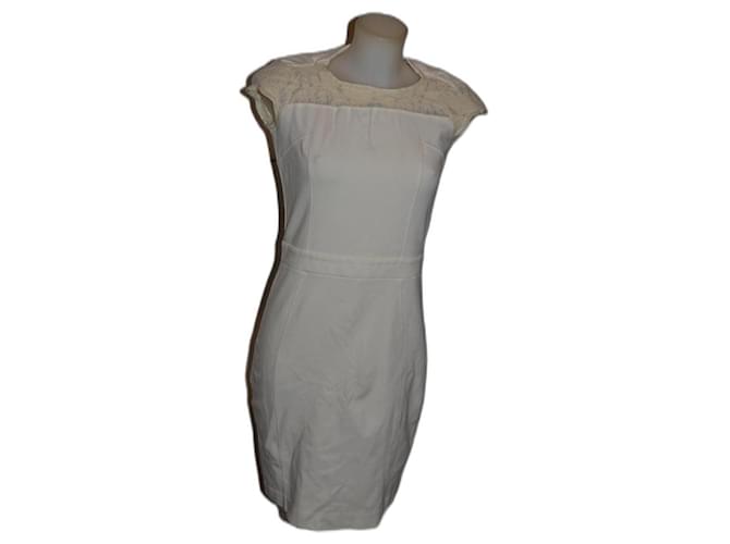 Blumarine Kleid Weiß Synthetisch Wolle  ref.1112530