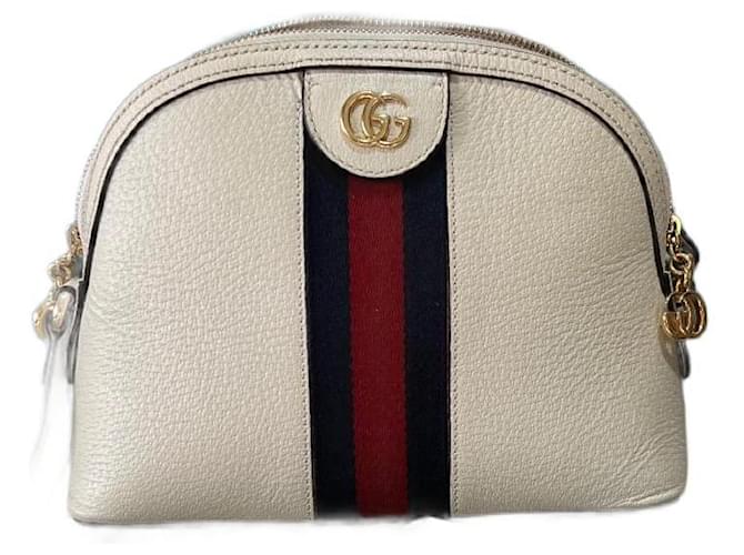 Gucci Ophidia Bianco Pelle  ref.1112531