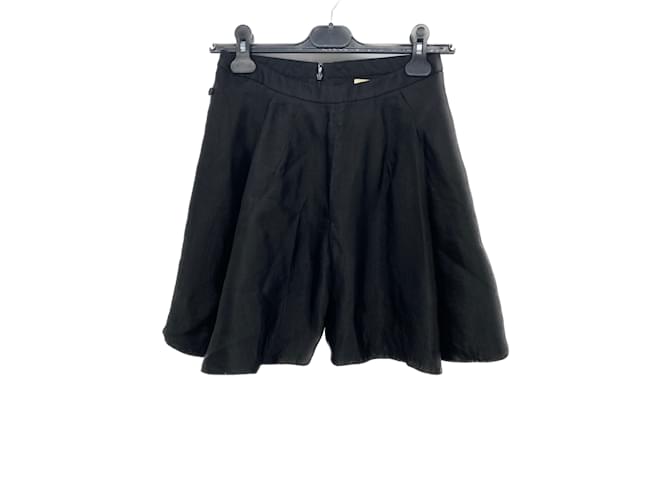 Pantalones cortos BALENCIAGA.fr 34 poliéster Negro  ref.1112551