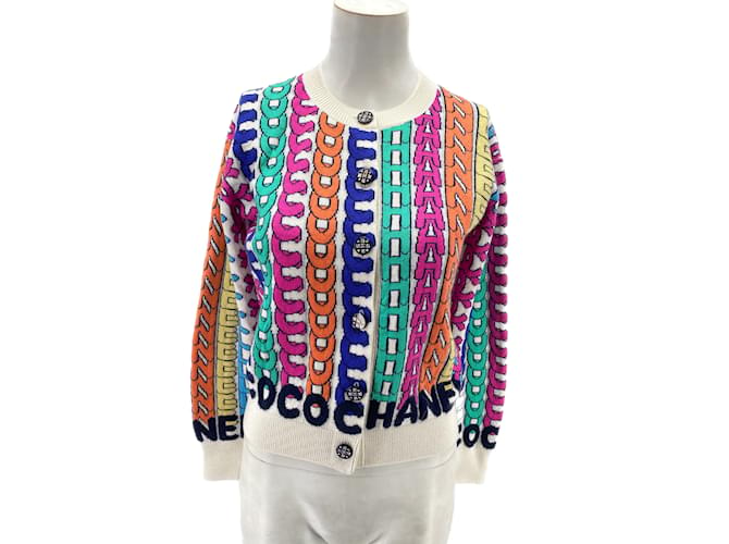 CHANEL  Knitwear T.fr 36 cashmere Multiple colors  ref.1112563
