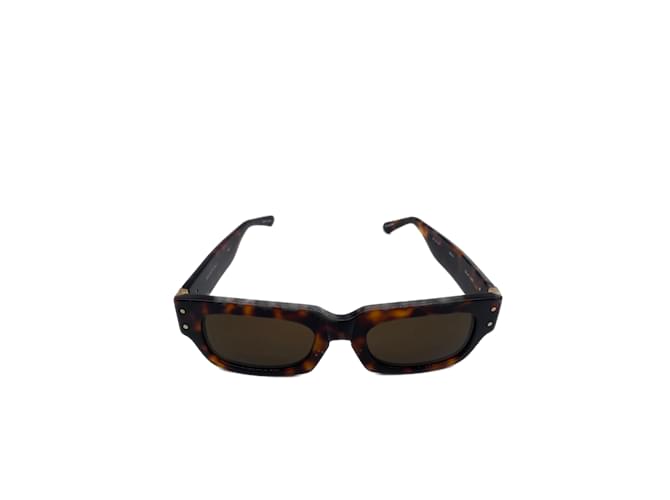 Autre Marque NICHT SIGN / UNSIGNIERTE Sonnenbrille T.  Plastik Braun Kunststoff  ref.1112588