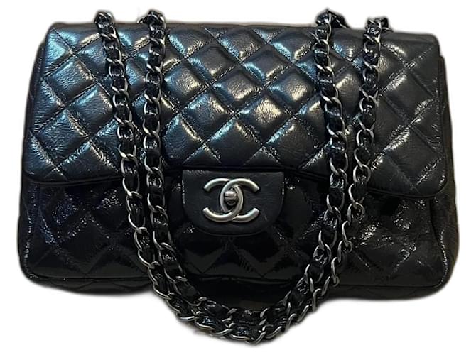 Mademoiselle Chanel Timeless bag Black Leather  ref.1112720