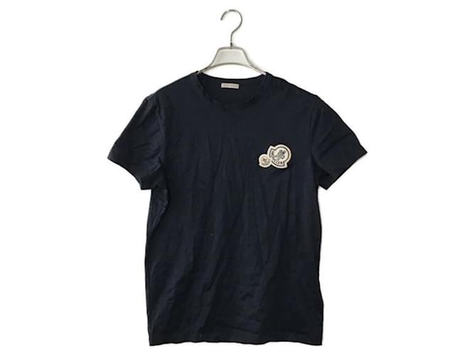 Moncler Shirts Navy blue Cotton  ref.1112725