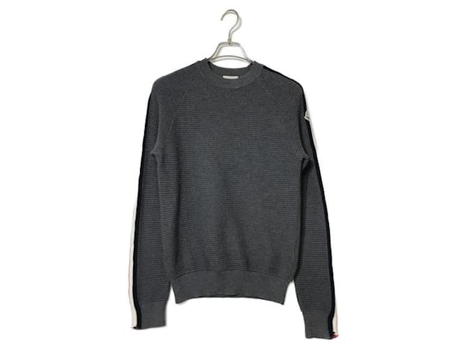 Moncler Sweaters Grey Wool  ref.1112726