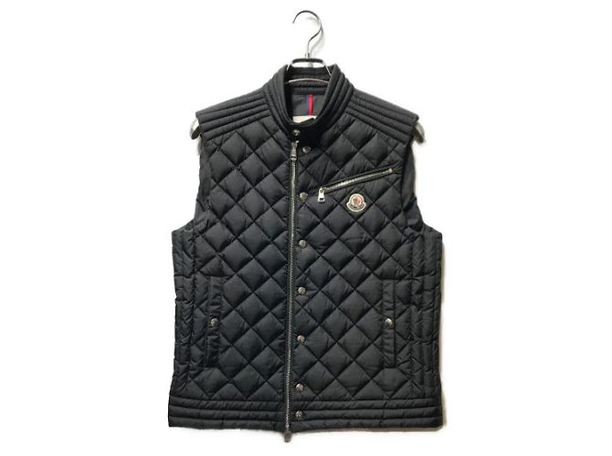 Moncler BROME Gesteppte Daunenweste Schwarz