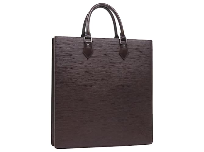 LOUIS VUITTON Epi Sac Plat PM Sac à Main Moka M5908D LV Auth 57790 Cuir  ref.1112765