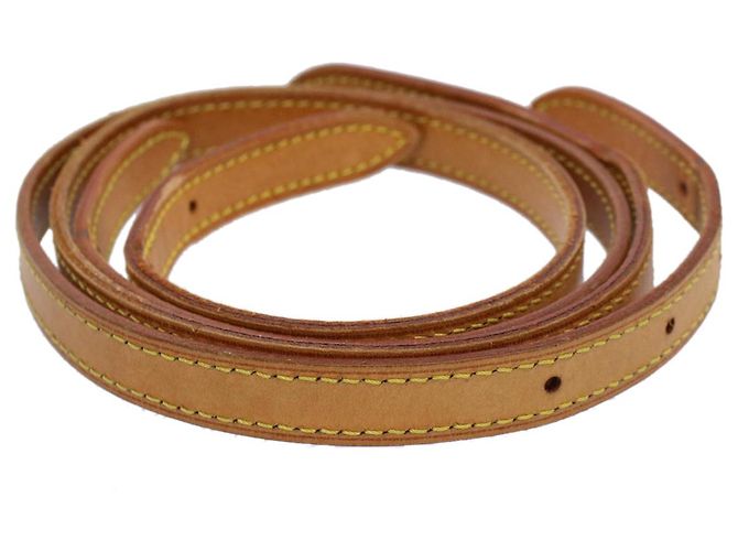 Bucket Secchiello con tracolla LOUIS VUITTON per pelle GM 21.7""-27.6"" LV Auth bs9318 Beige