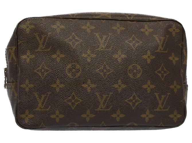 Toilette Trousse Monogram Louis Vuitton 23 Pochette M47524 Auth LV 57130 Monogramme  ref.1112828