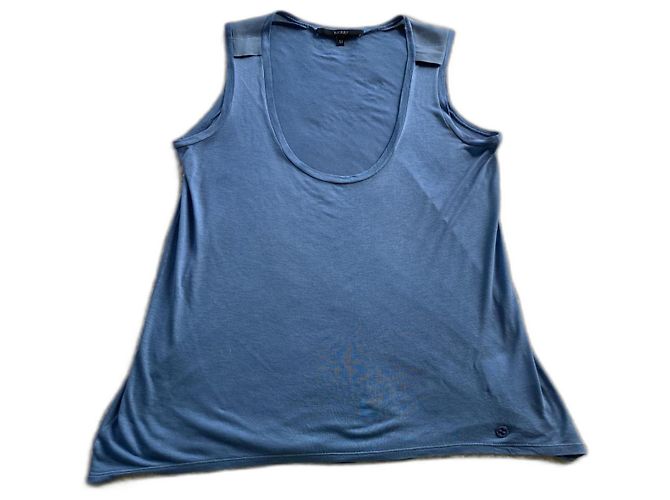 Gucci Blue Cotton Denim Top