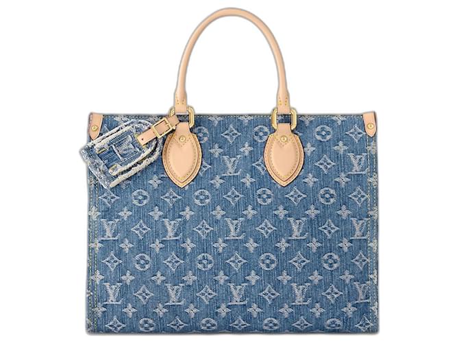 Louis Vuitton Bags Denim Blue New Louis Vuitton LV Denim Remix