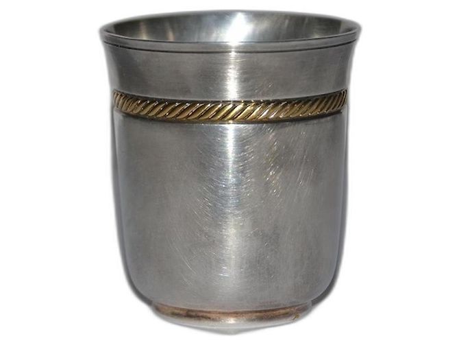 Christofle GLAS Silber Stahl