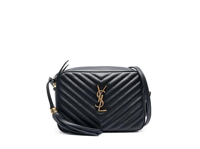 Saint laurent black sale lou camera bag