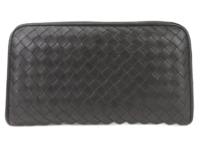 Bottega Veneta Intrecciato Marrom Couro  ref.1113065