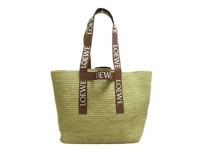 Loewe Raffia Shopper Tote Bag B507x23x042435 Brown  ref.1113223