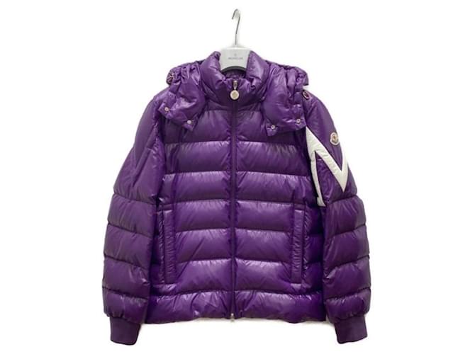 Moncler Men Coats Outerwear Purple Nylon  ref.1113275