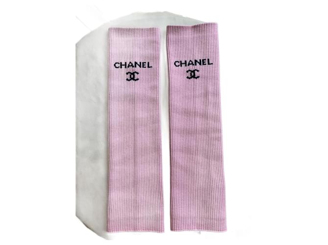 polainas/Legging de viscose rosa Chanel  ref.1113320