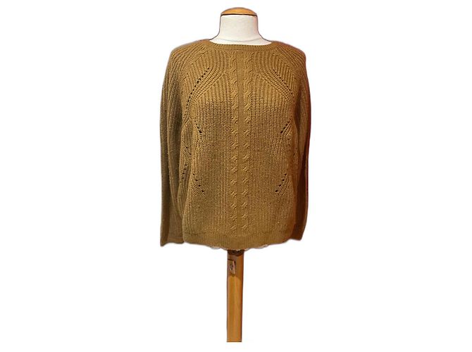 Ikks Pullover Camel Kaschmir Seide Wolle Kamel 