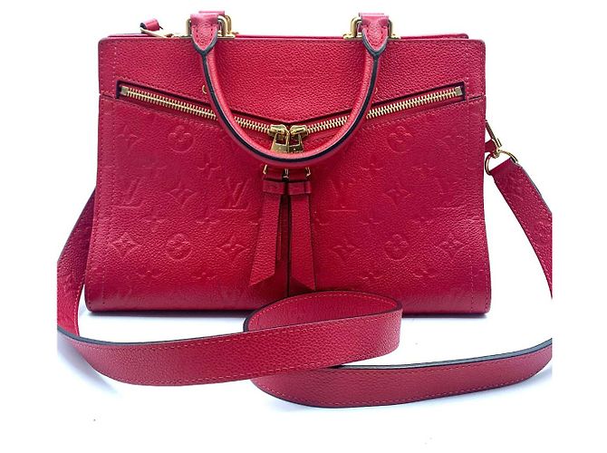 cuir rouge louis vuitton