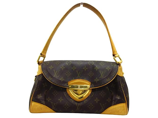 Louis Vuitton Beverly Braun Leinwand  ref.1113604