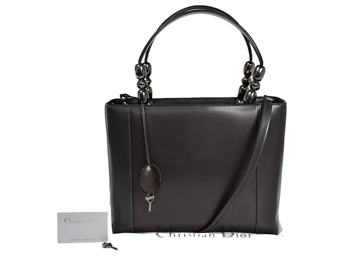 Dior Lady Malice perla Black Leather  ref.1113896