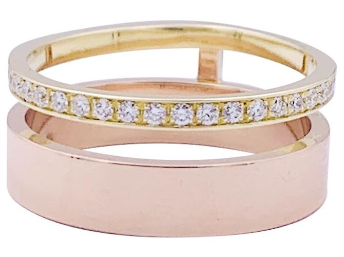 Anello Repossi, “berbero”, due ori e diamanti.
