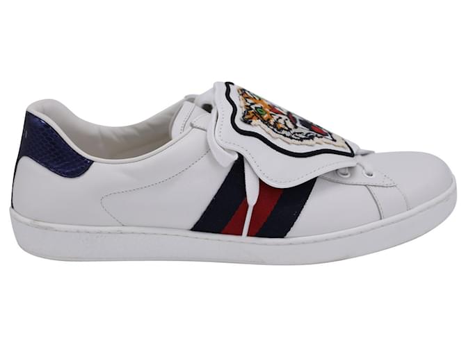 Gucci tennis store shoes with tiger