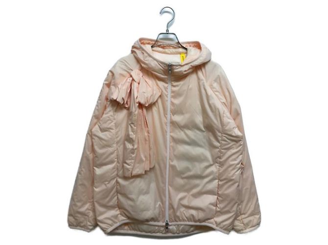 Giacca Moncler Simone Rocha Annie rosa in nylon