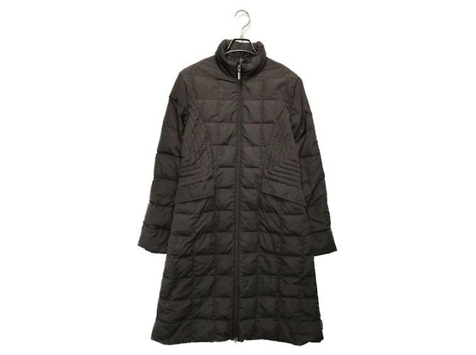 Abrigo de plumón Moncler Marrón Poliamida Castaño