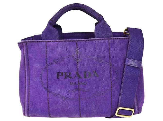 Prada Canapa Purple Cloth  ref.1114290