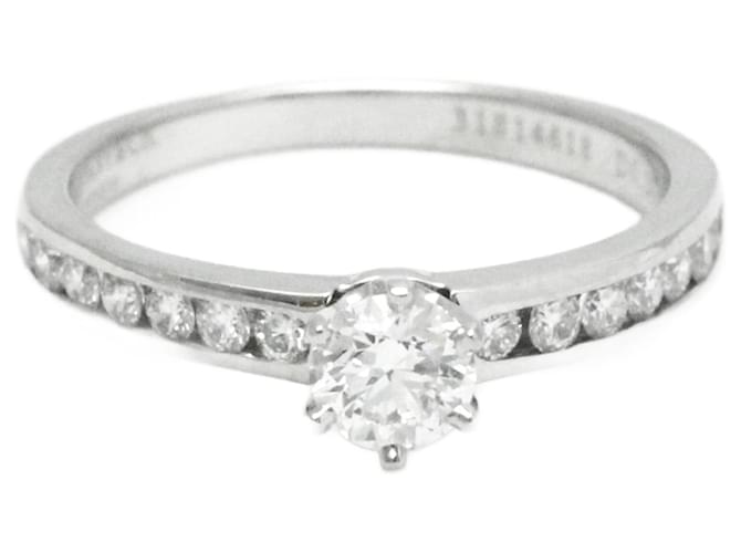 Tiffany & Co Wedding band Silvery Platinum  ref.1114307