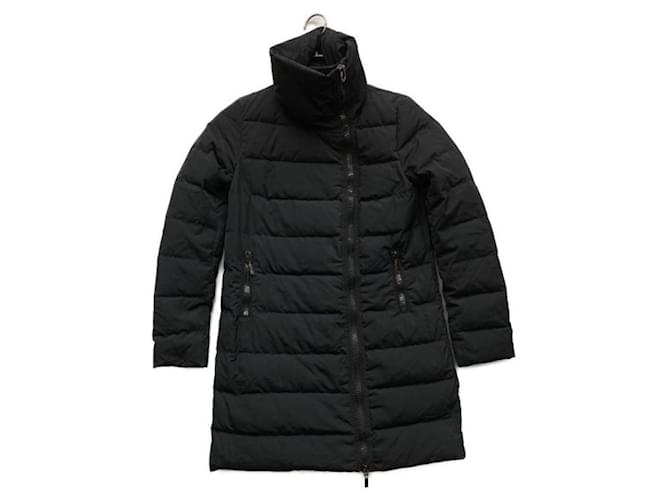 Moncler Coats, Outerwear Black Polyester Nylon  ref.1114331
