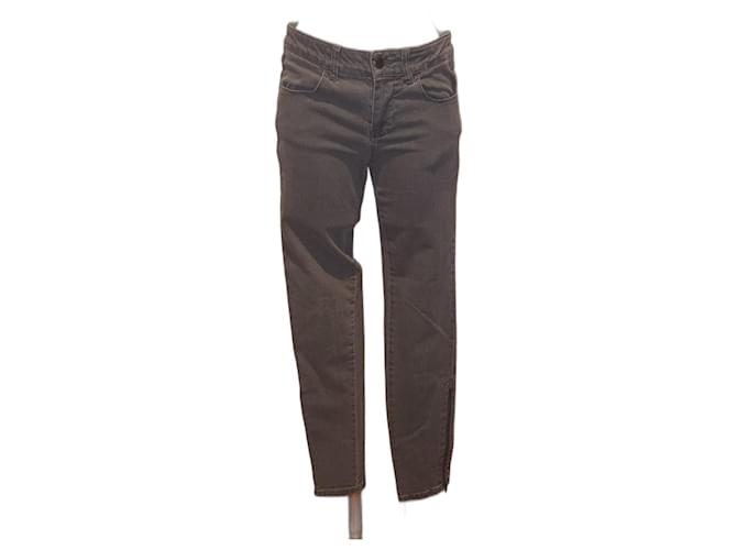 Stella Mc Cartney jeans Coton Gris  ref.1114450