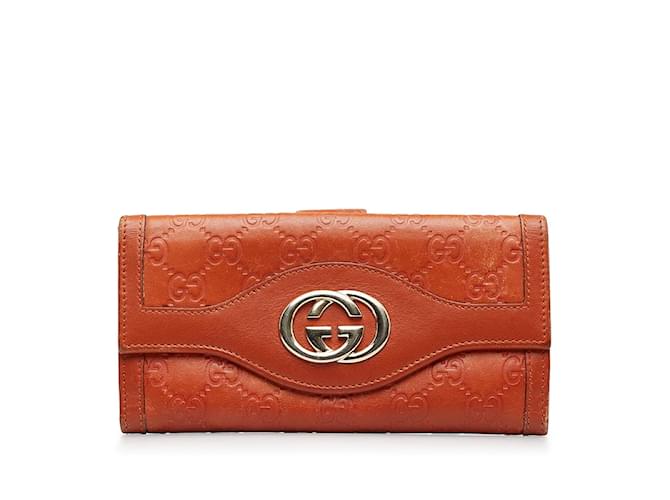 Sukey-Geldbörse aus Guccissima-Leder 282426 Braun  ref.1114526