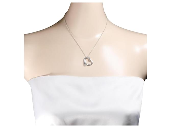 Tiffany & Co corazón abierto Plata Plata  ref.1114633