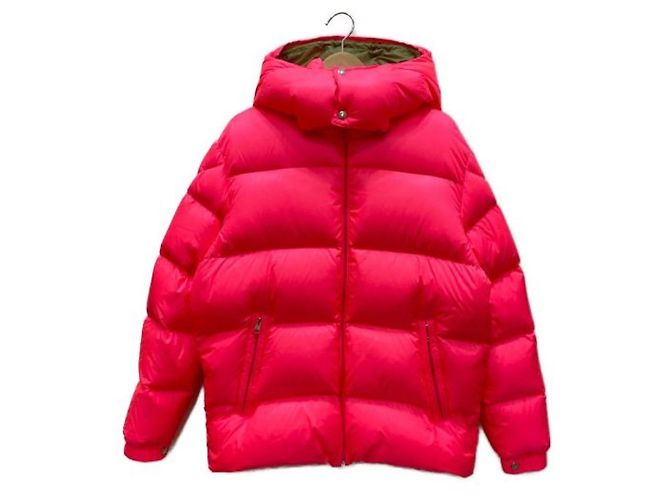 Giacca Moncler Genius Nceladus Rosa in Nylon e Cotone