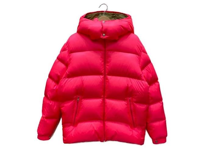Moncler Men Coats Outerwear Pink Cotton Nylon  ref.1114641