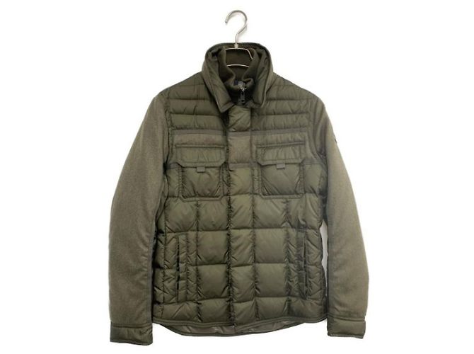 Moncler Green Down Jacket Men