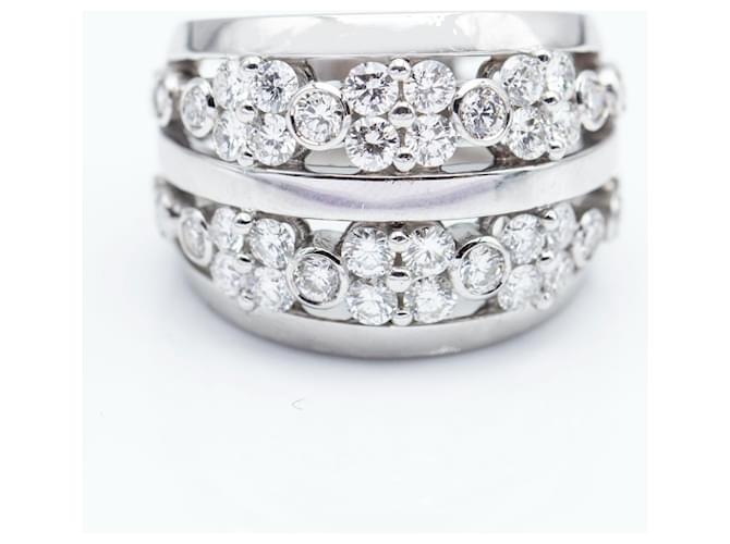 Autre Marque White Gold Diamond Ring  ref.1114886