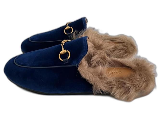 Gucci Velvet Bee slippers 35 1/2 | eBay