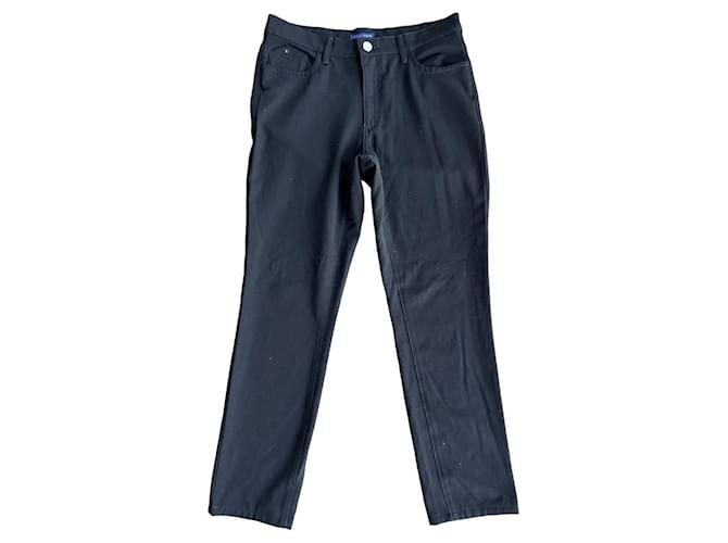 Trussardi Jeans calça, leggings Preto Poliéster  ref.1115408