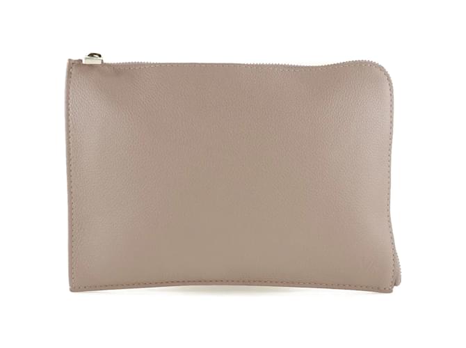 Louis Vuitton Taurillon  Pochette Jour Clutch Bag  R99760 Brown Leather  ref.1115521