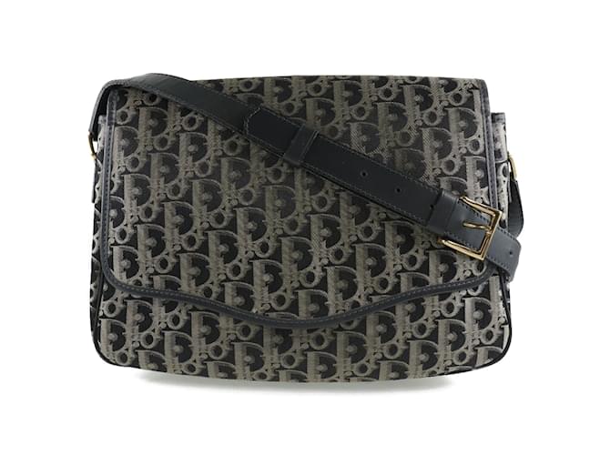Dior Trotter Nylon Shoulder Bag Black Cloth  ref.1115524