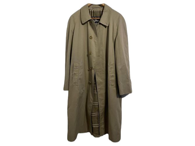 Gabardina Burberry Beige de Algodón