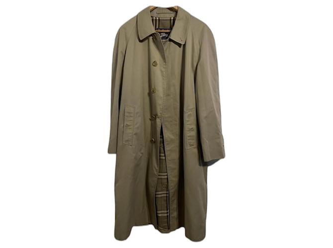 Burberry Men Coats Outerwear Beige Cotton  ref.1115619
