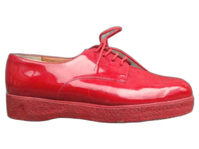 derbies Robert Clergerie p 36,5 Red Patent leather  ref.1115623