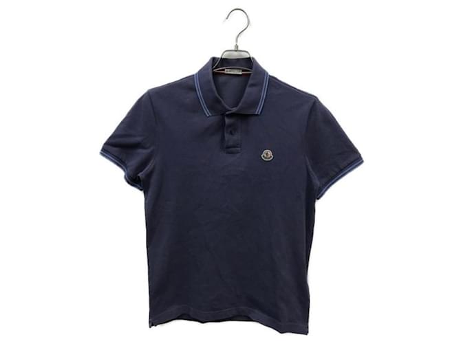 Moncler Shirts Blue Cotton  ref.1115886