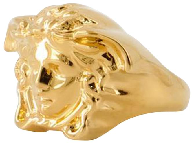 Anel Medusa - Versace - Metal - Ouro Metálico  ref.1115988