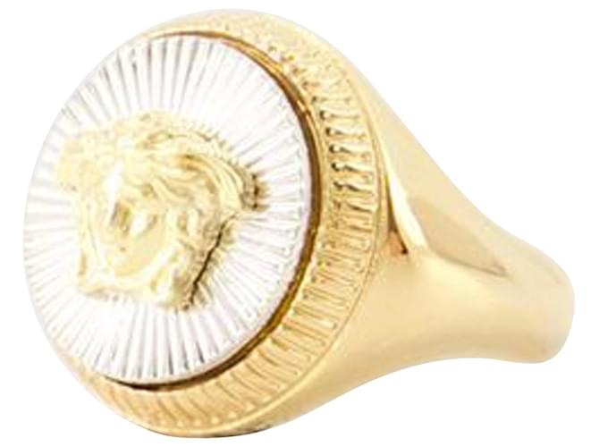 Medusa Biggie Ring – Versace – Metall – Gold Silber Metallisch  ref.1115991