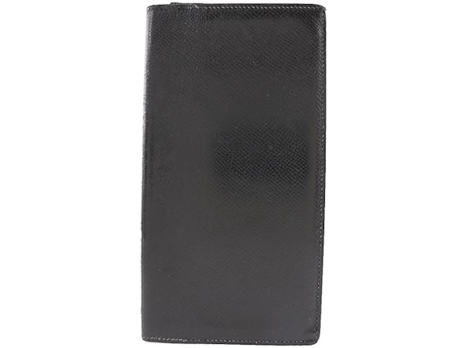 Hermès mc2 Fleming Bill Compartment Black Leather Pony-style calfskin  ref.1116067